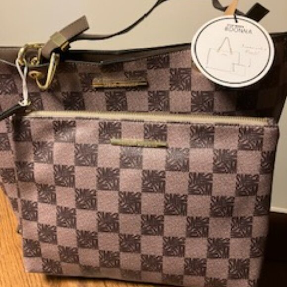 NEW 2 Piece Steve Madden Tote Bag Set BDONNA - Picture 1 of 9